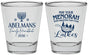 Personalized Hanukkah Shot Glasses - Menorah Latkes | 270019