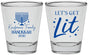 Personalized Hanukkah Shot Glasses - Lets Get Lit | 270020
