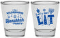 Personalized Hanukkah Shot Glasses - Lets Get Lit | 270022