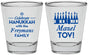 Personalized Hanukkah Shot Glasses - Mazel Tov | 270025
