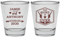 Personalized Wedding Shot Glasses - The Hunt Is Over | 272