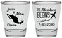 Personalized Wedding Shot Glasses - The Adventure Begins | 275