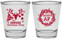 Personalized Christmas Shot Glasses - Merry Af | 280014