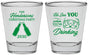 Personalized Christmas Shot Glasses - Santa | 280015