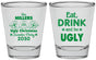 Personalized Christmas Shot Glasses - Ugly Sweater | 280023