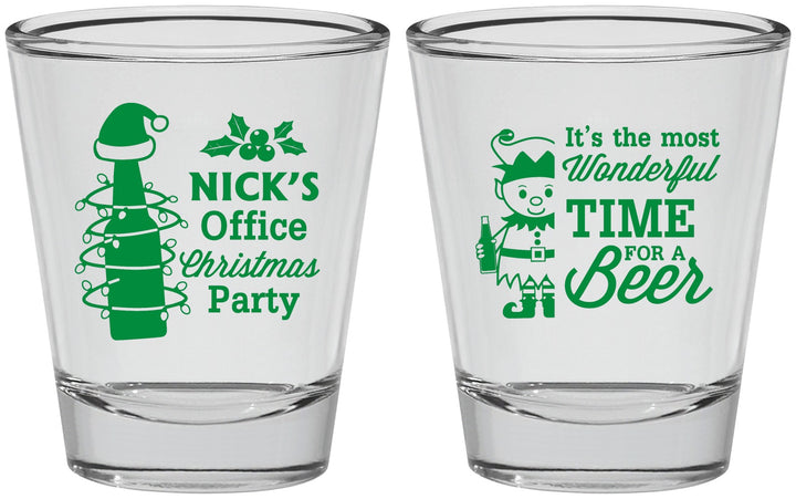 Personalized Christmas Shot Glasses - Elf | 280029