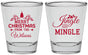 Personalized Christmas Shot Glasses - Jingle And Mingle | 280034