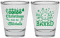 Personalized Christmas Shot Glasses - Lets Get Baked | 280039