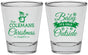 Personalized Christmas Shot Glasses - Cold Outside | 280043