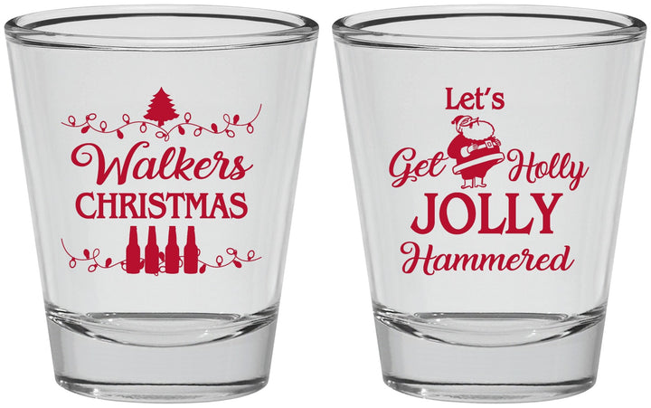 Personalized Christmas Shot Glasses - Let Is Snow | 280050