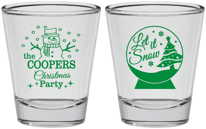 Personalized Christmas Shot Glasses - Lets Get Lit | 280051