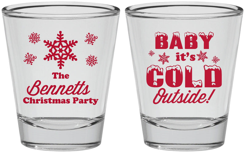 Personalized Christmas Shot Glasses - Joy To The World | 280054