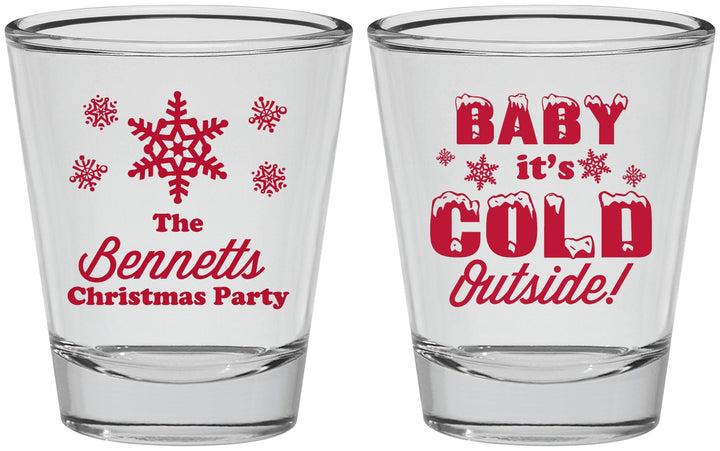 Personalized Christmas Shot Glasses - Joy To The World | 280054