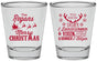 Personalized Christmas Shot Glasses - Reindeer | 280062