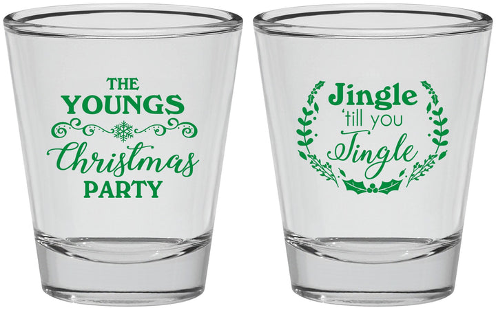 Personalized Christmas Shot Glasses - Jingle Til You Jingle | 280063