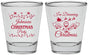 Personalized Christmas Shot Glasses - Wine | 280068