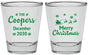 Personalized Christmas Shot Glasses - Santa Claus | 280079