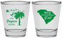 Personalized Christmas Shot Glasses - South Carolina | 280083