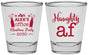 Personalized Christmas Shot Glasses - Naughty Af | 280084