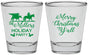 Personalized Christmas Shot Glasses - Country | 280087
