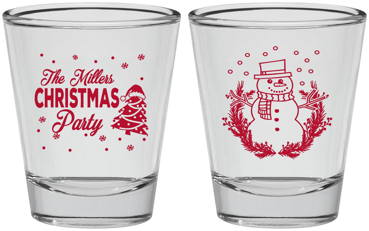 Personalized Christmas Shot Glasses - Snowman | 280096