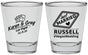 Personalized Wedding Shot Glasses - Las Vegas | 285