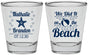 Personalized Wedding Shot Glasses - We Did It On The Beach | 287