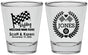 Personalized Wedding Shot Glasses - Racing | 289