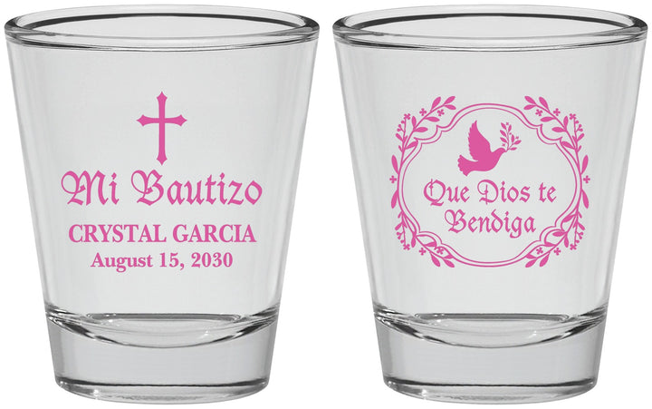 Personalized Baptism Shot Glasses - Mi Bautizo | 290000