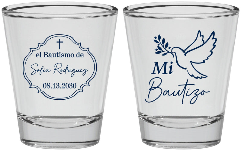 Personalized Baptism Shot Glasses - Mi Bautizo | 290002