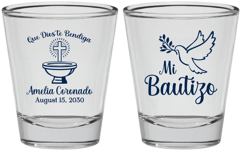 Personalized Baptism Shot Glasses - Mi Bautizo | 290003