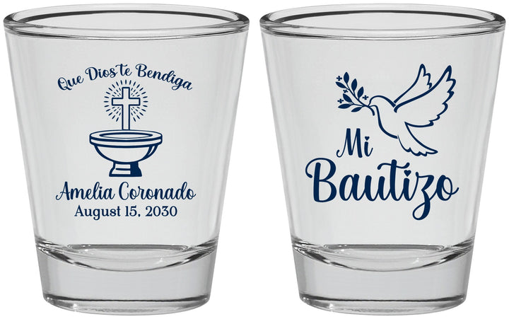 Personalized Baptism Shot Glasses - Mi Bautizo | 290003