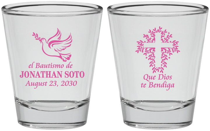 Personalized Baptism Shot Glasses - Mi Bautizo | 290004
