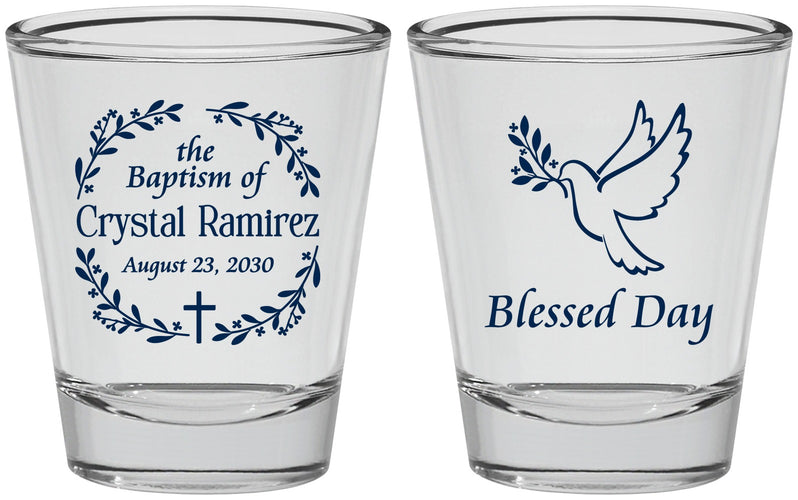 Personalized Baptism Shot Glasses - Blessed Day | 290006