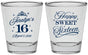 Personalized 16th Birthday Shot Glasses - Tiara | 300004