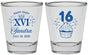 Personalized 16th Birthday Shot Glasses - Cupcake | 300007