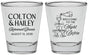 Personalized Rehearsal Dinner Shot Glasses - The Night Before | 30007