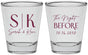Personalized Rehearsal Dinner Shot Glasses - The Night Before | 30009