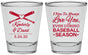 Personalized Wedding Shot Glasses - Baseball | 301