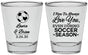 Personalized Wedding Shot Glasses - Soccer | 307