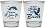 Personalized Wedding Shot Glasses - Started On The Beach | 310
