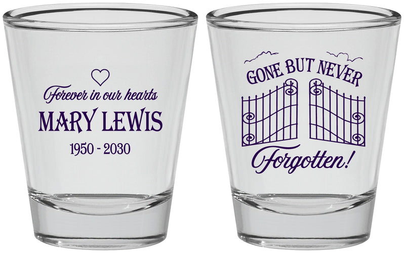 Personalized Memorial Shot Glasses - Gone But Never Forgotten | 310001