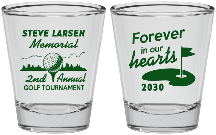 Personalized Memorial Shot Glasses - Forever In Our Hearts | 310006