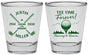 Personalized Memorial Shot Glasses - Fairway To Heavens | 310007