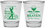 Personalized Memorial Shot Glasses - Fairway To Heavens | 310008