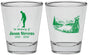 Personalized Memorial Shot Glasses - Heavens Finest Fairways | 310009