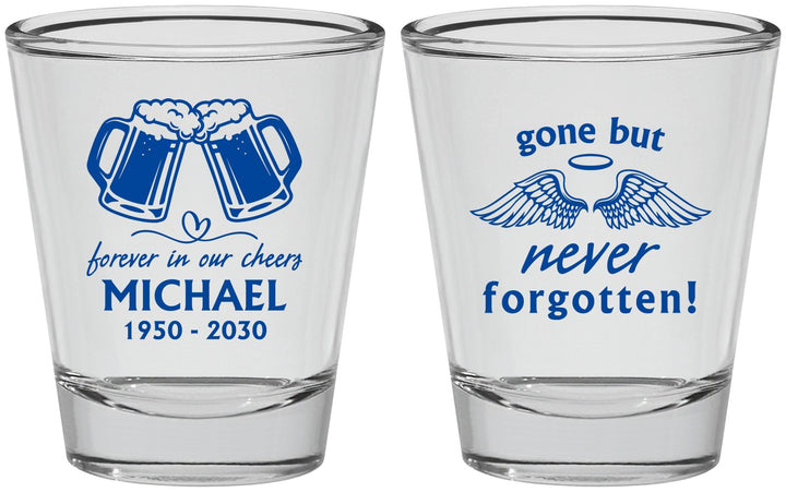Personalized Memorial Shot Glasses - Gone But Never Forgotten | 310010