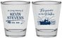 Personalized Memorial Shot Glasses - Forever On The Water | 310019