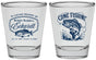 Personalized Memorial Shot Glasses - Gone Fishing | 310022