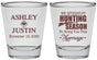 Personalized Wedding Shot Glasses - We Interrupt Hunting | 316